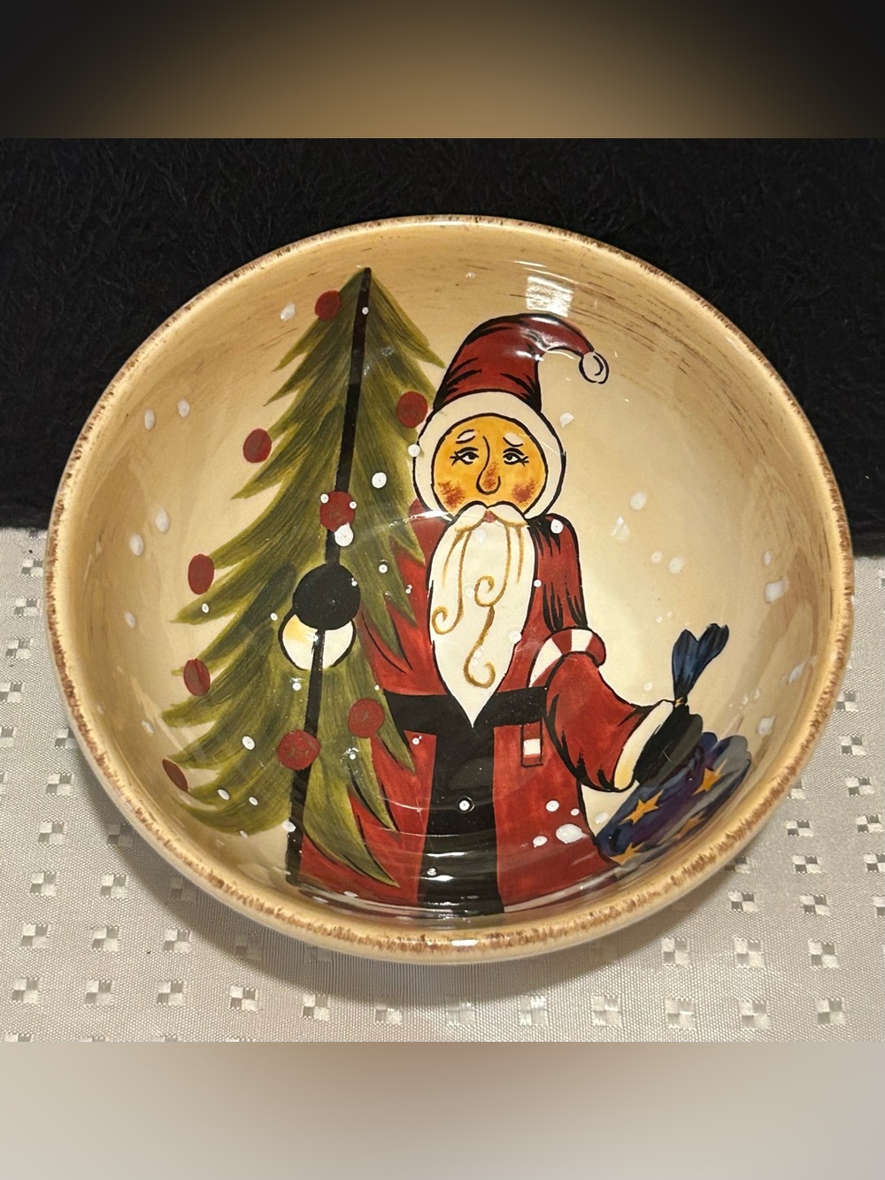 Dario Farrucci Tabletops Unlimited Winter Wonderland 6" Cereal / Soup Bowl